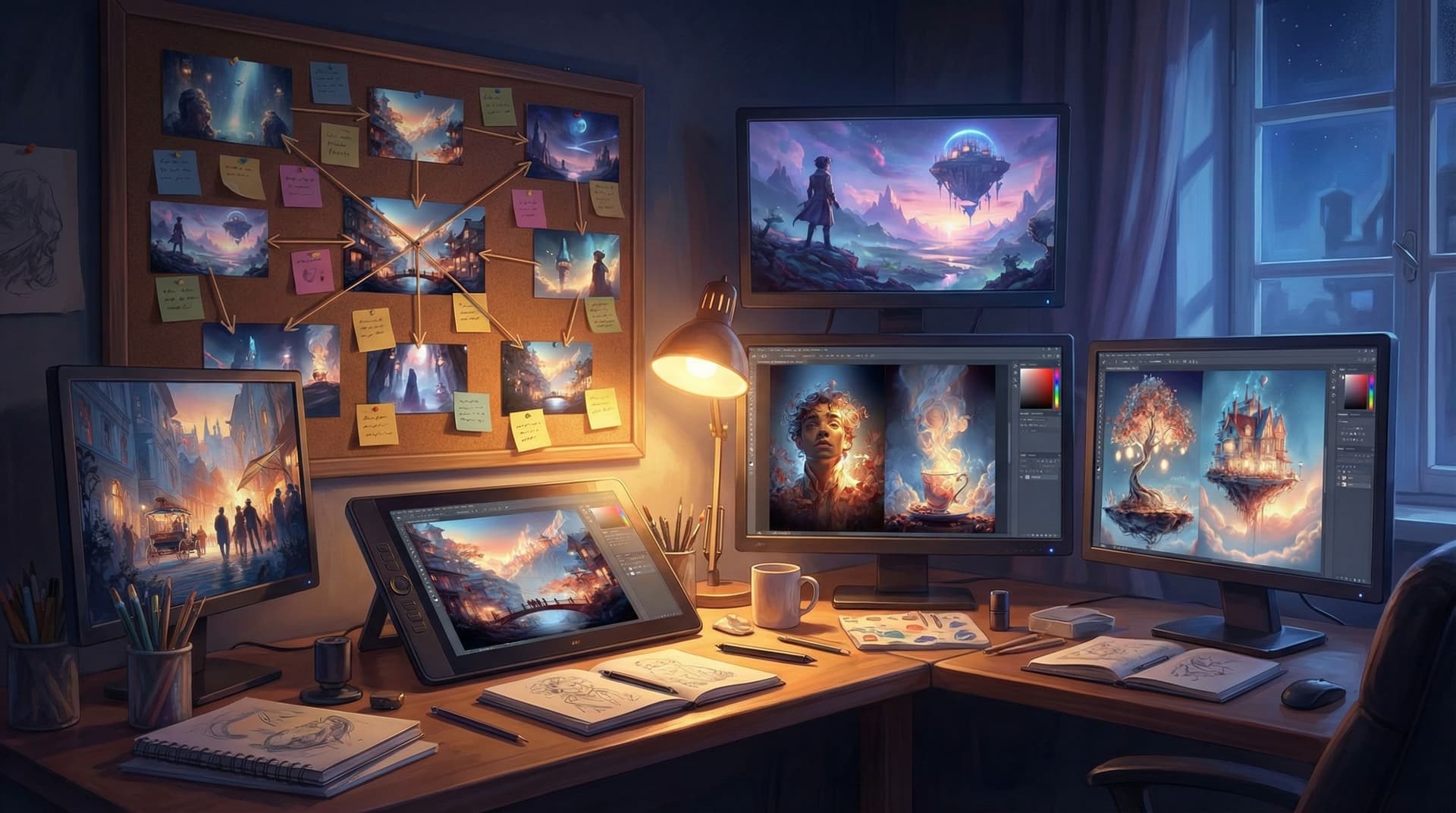 AI Art as Storyboard: Rapidly Prototyping Adventure Worlds Before You Write a Single Line