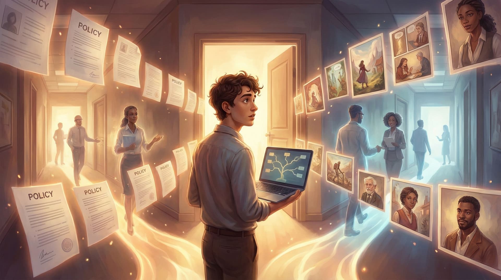 From Onboarding Docs to Day-One Adventures: Turning Employee Handbooks into Questas Storyworlds