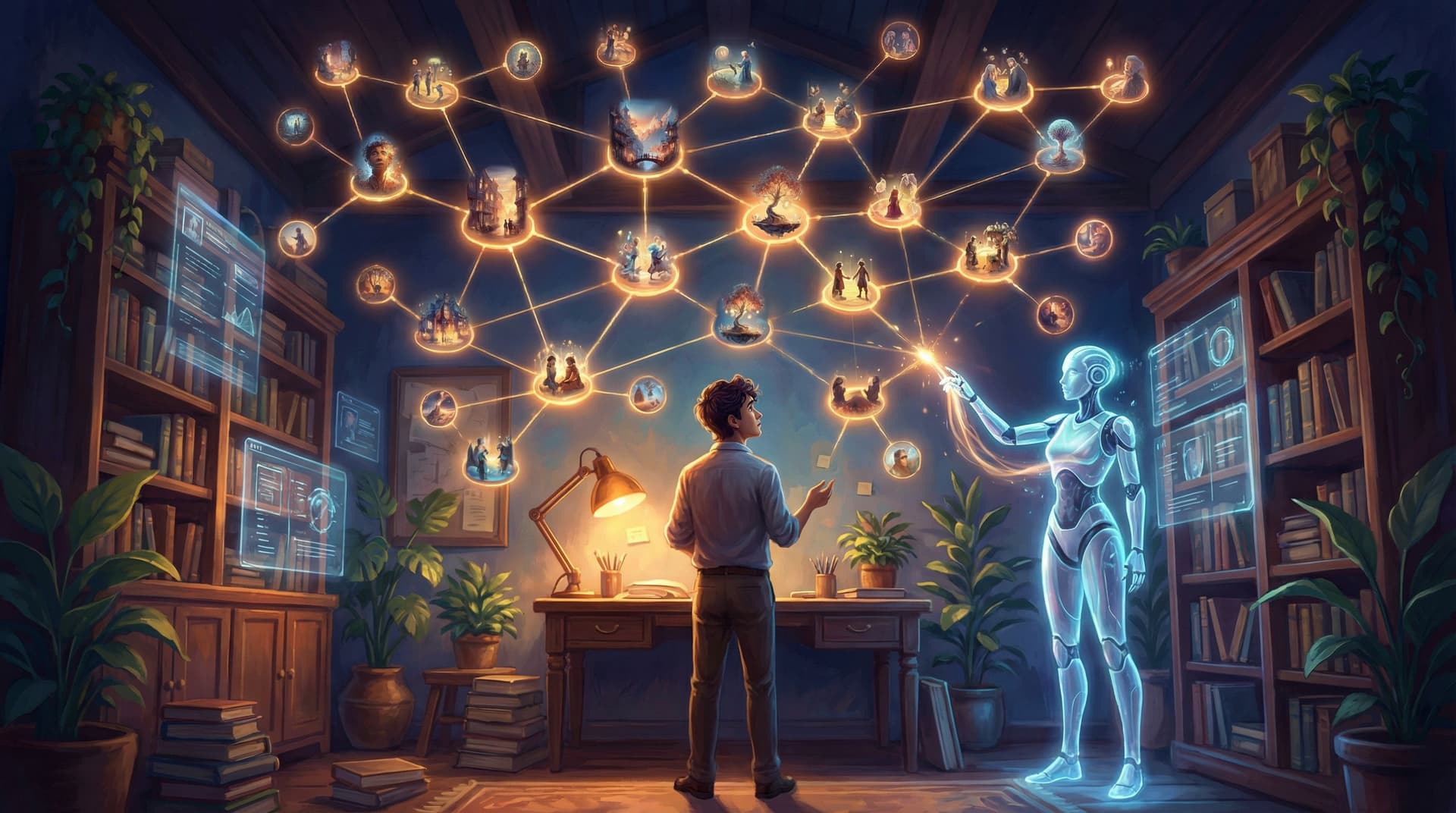 AI as Co‑Writer, Not Ghostwriter: Collaborative Writing Workflows for Complex Questas Plots