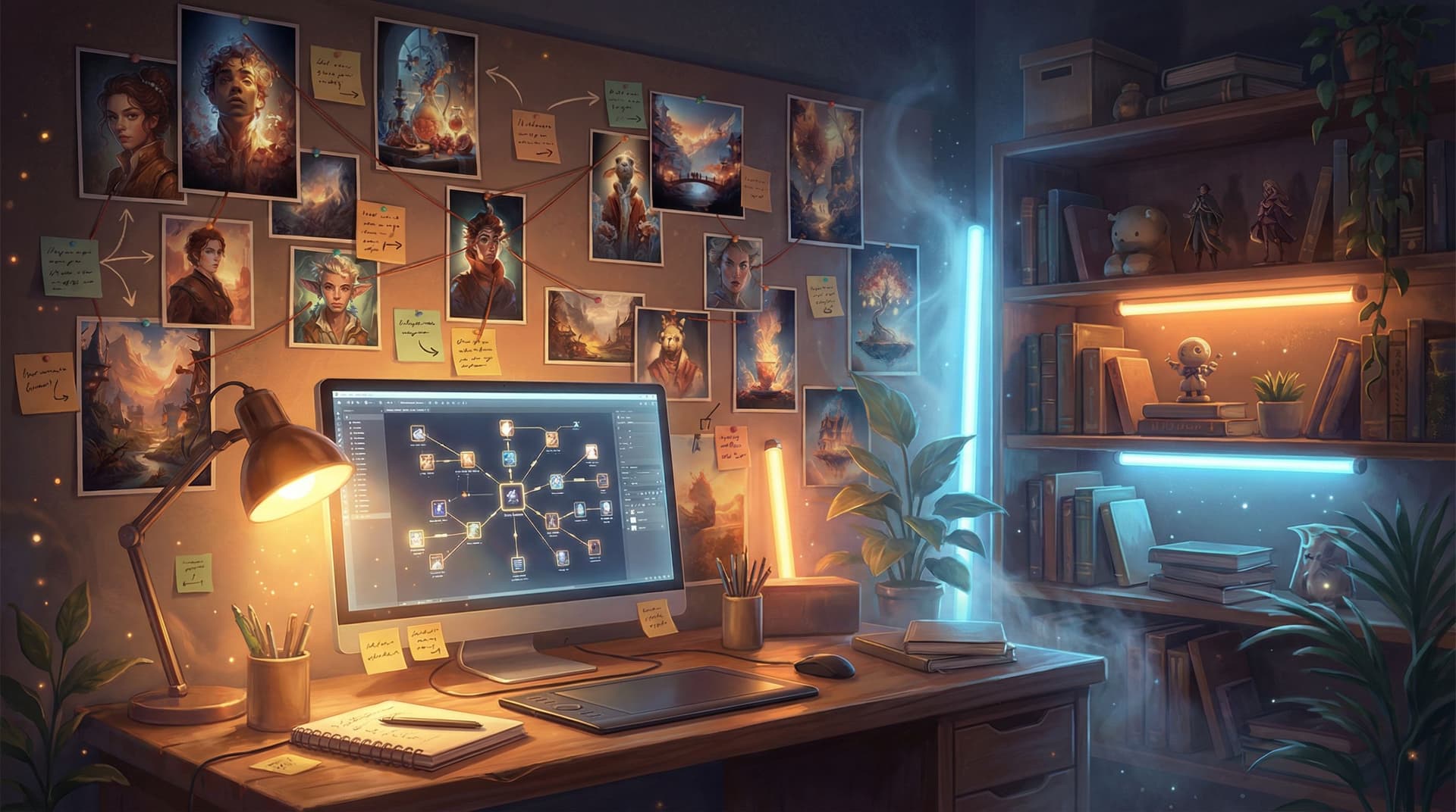 Beyond DALL·E and Midjourney: Evaluating AI Art Tools for Building Rich Questas Worlds