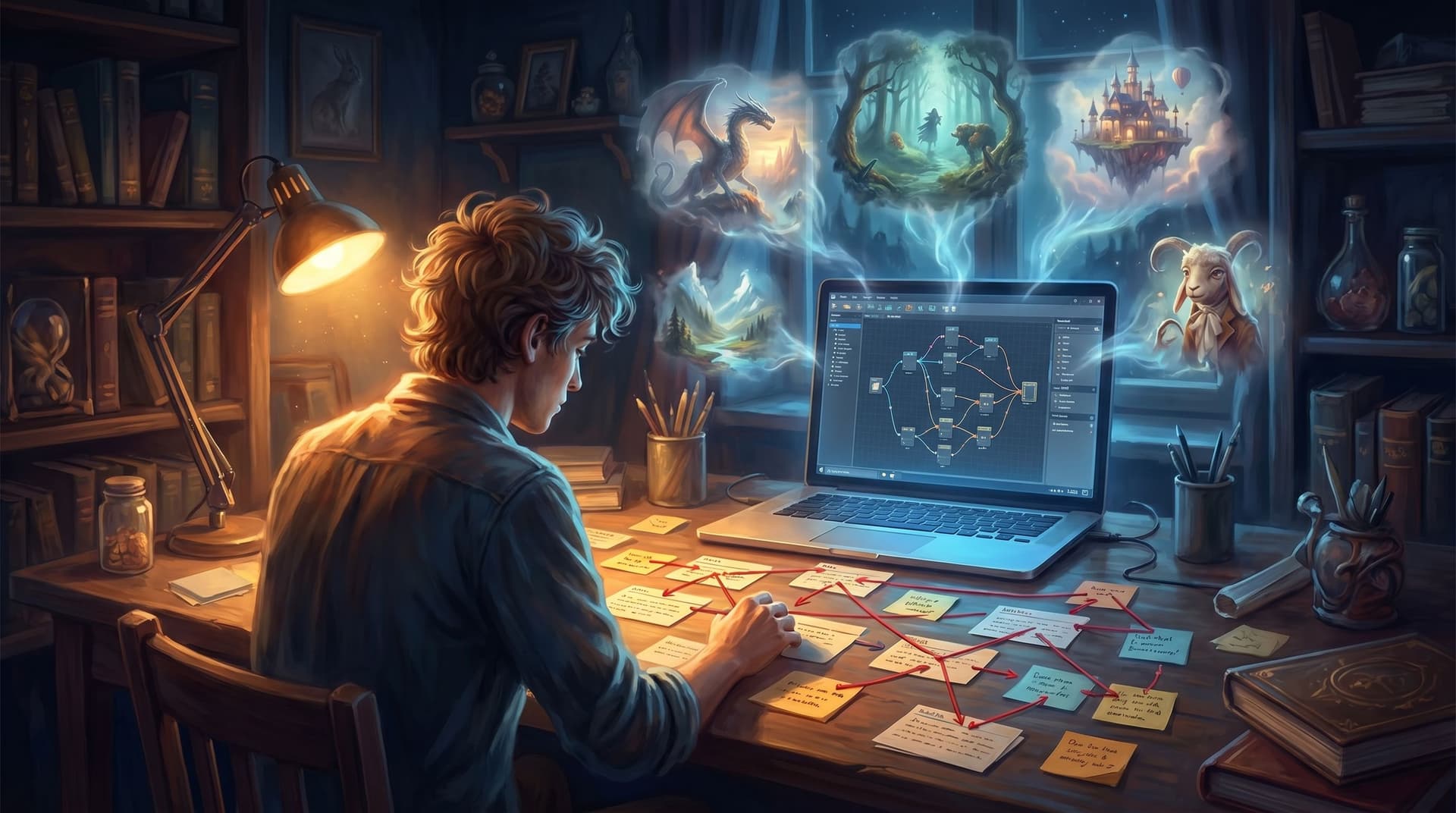 Story First, Prompt Second: Designing Strong Questas Scenes Before You Touch an AI Tool