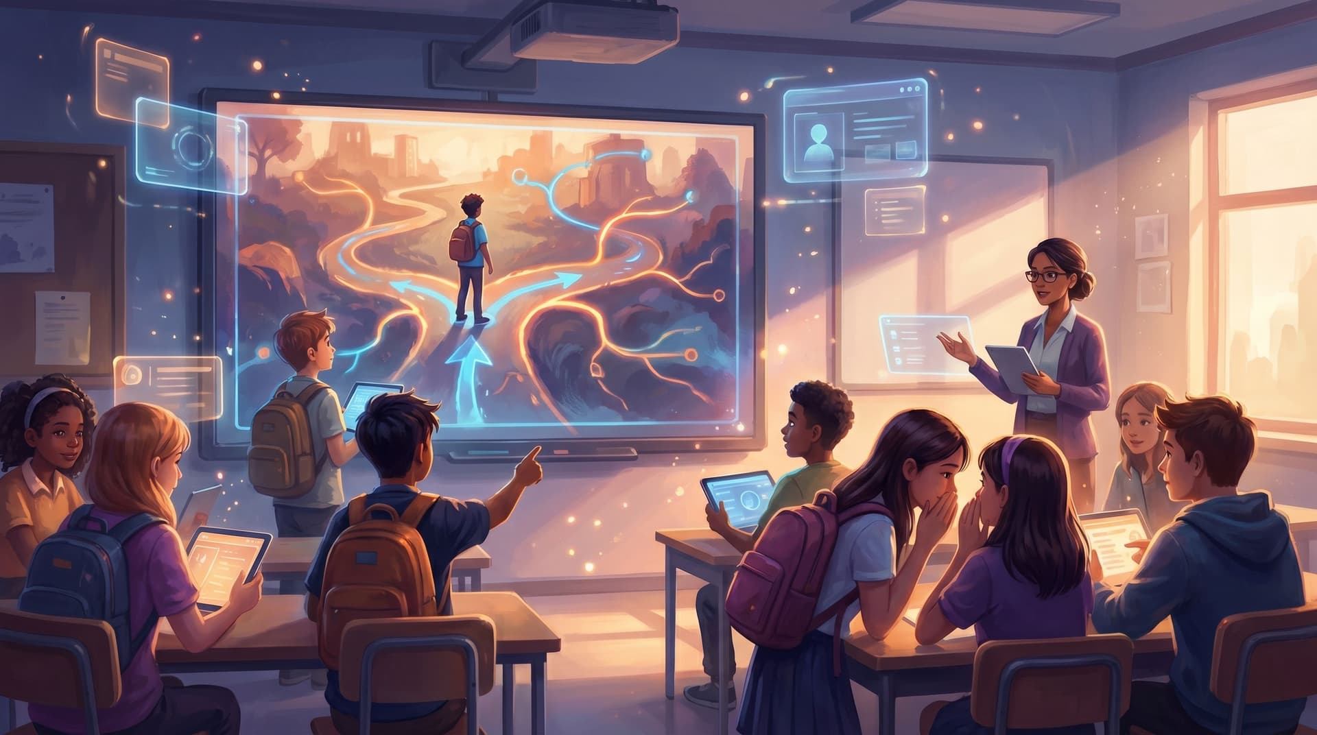 From Linear Lesson Plans to Living Simulations: Designing Classroom Questas that Adapt to Student Choices