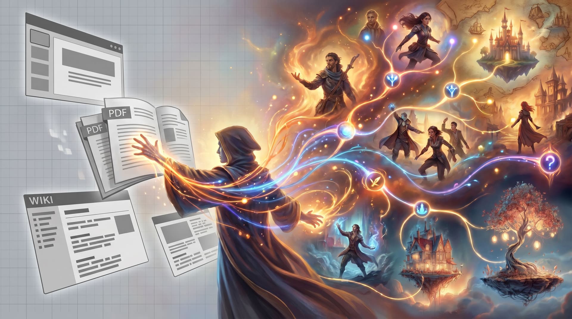 The Visual Remix: Using Questas to Turn Existing Slide Decks, PDFs, and Wikis into AI-Illustrated Story Hubs