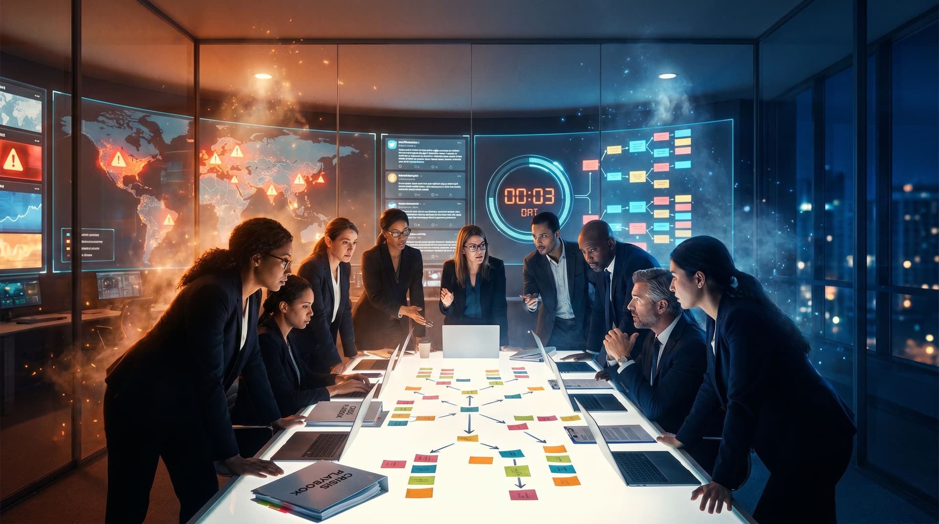 From Escape Rooms to Escape Routes: Turning Crisis Playbooks into Questas Simulations