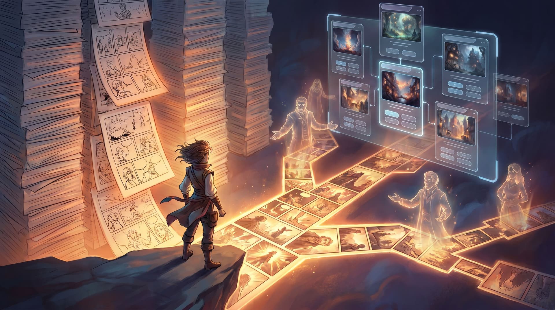 From Webcomic to Webquest: Turning Episodic Visual Stories into Interactive Questas Serials