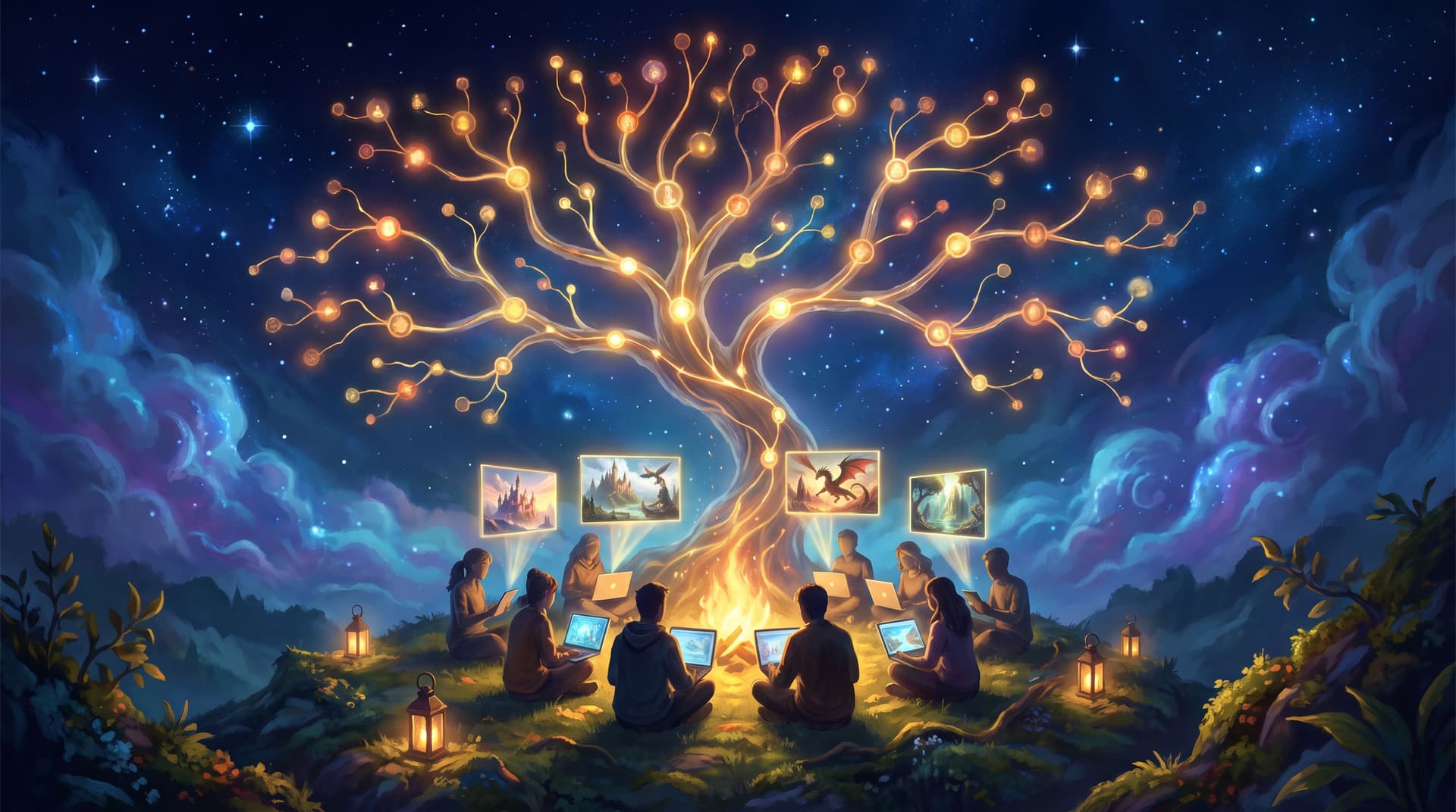 Branching Narratives for Community Building: Using Questas to Host Asynchronous Story Clubs
