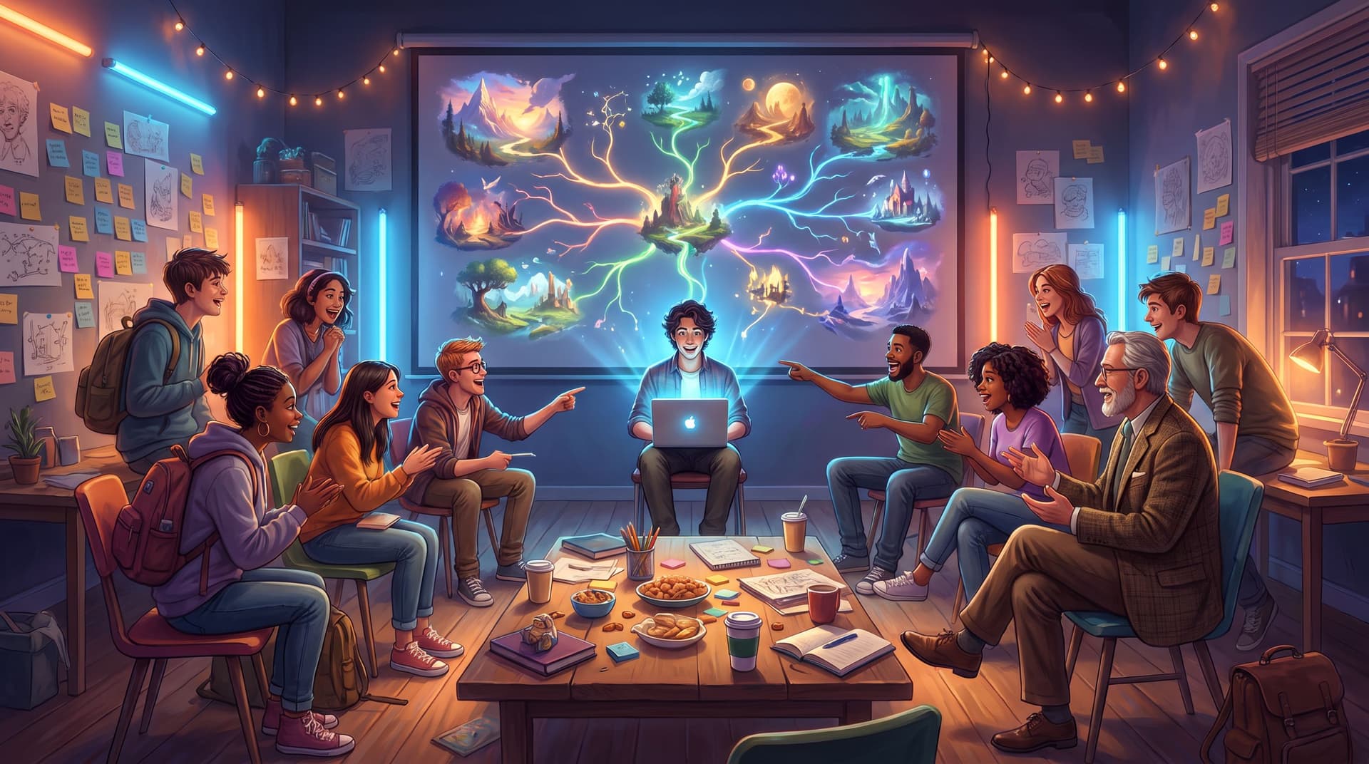 The One-Keyboard Writer’s Room: Running Live Co‑Writing Sessions in Questas with Guests, Students, or Fans