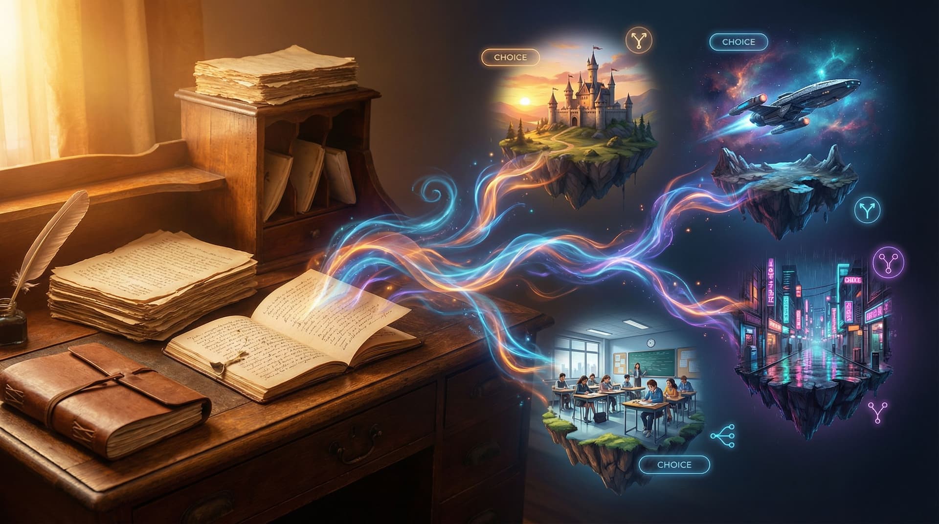 From Static Stories to Living Worlds: Converting Existing Scripts, Novels, and RPG Modules into Questas Adventures